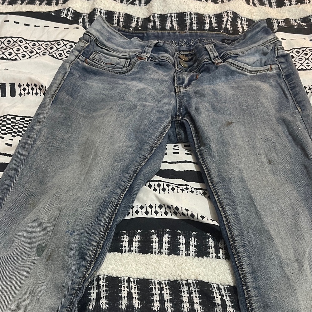 Wishful Park Light Blue Skinny Jeans
